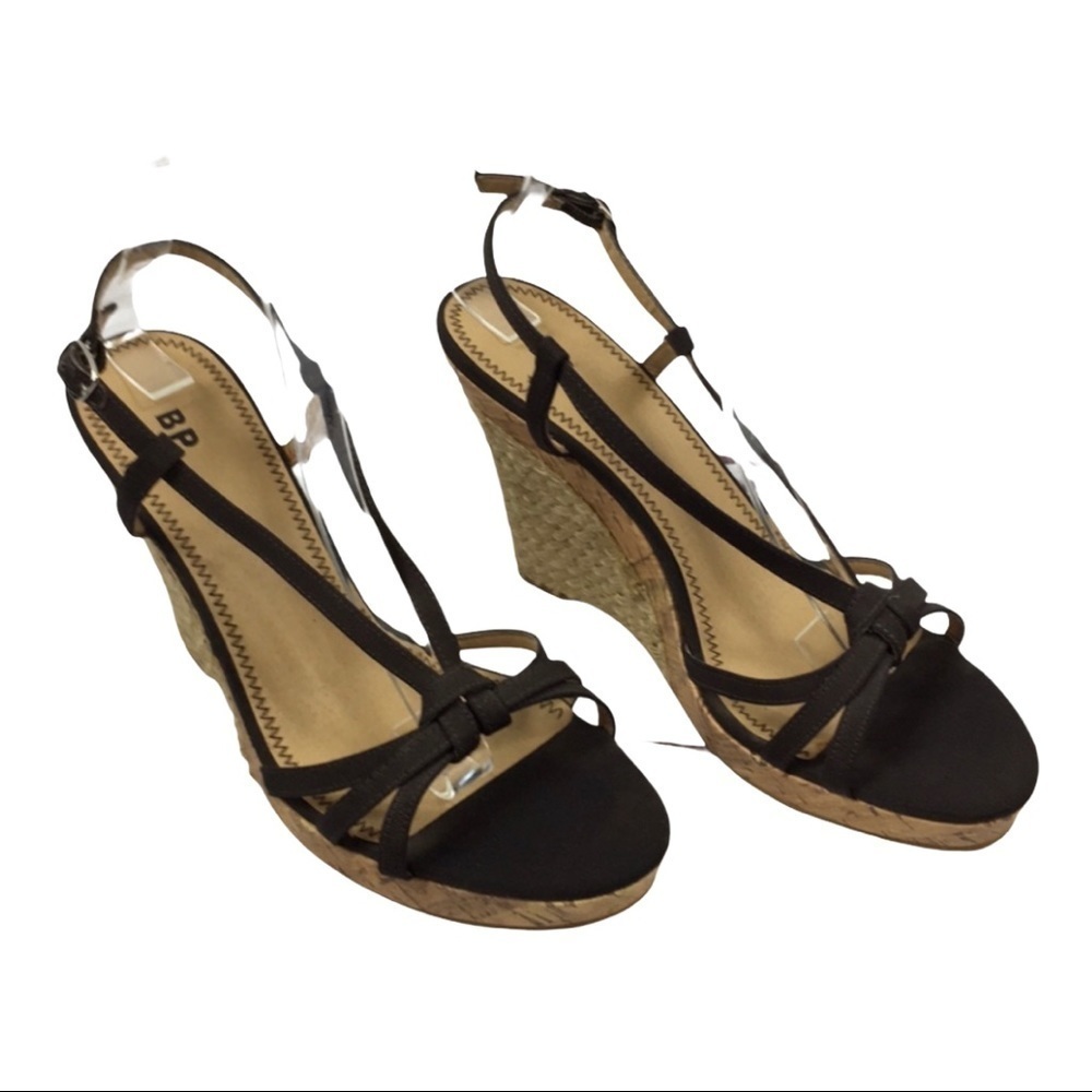 ❤️NORDSTROM BP STELLA WEDGE SANDALS ~ 9.5
